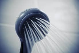 hot water shower