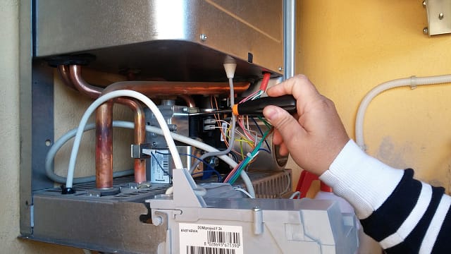 heater installation
