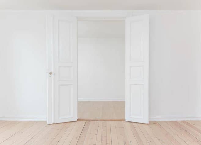 white door