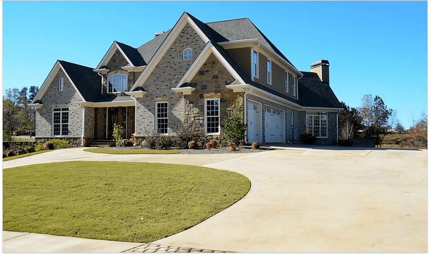 completed custom home project
