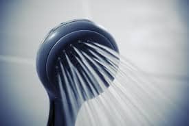 hot water shower